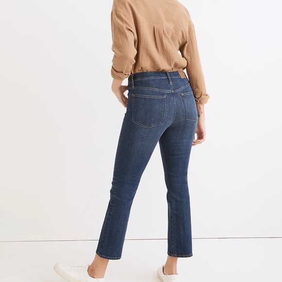 Madewell Cali Demi-Boot petite blue jeans - Picture 2 of 6